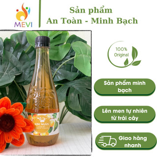 Giấm mơ kim ngân 450ml - công nghệ lên men tĩnh của pháp
