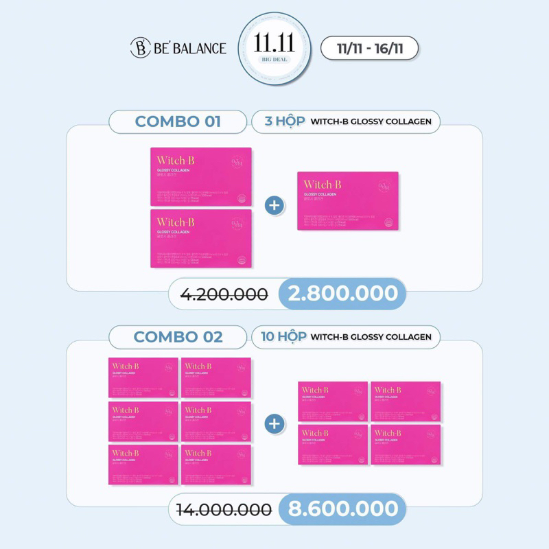 Combo Collagen witchB Bebalance