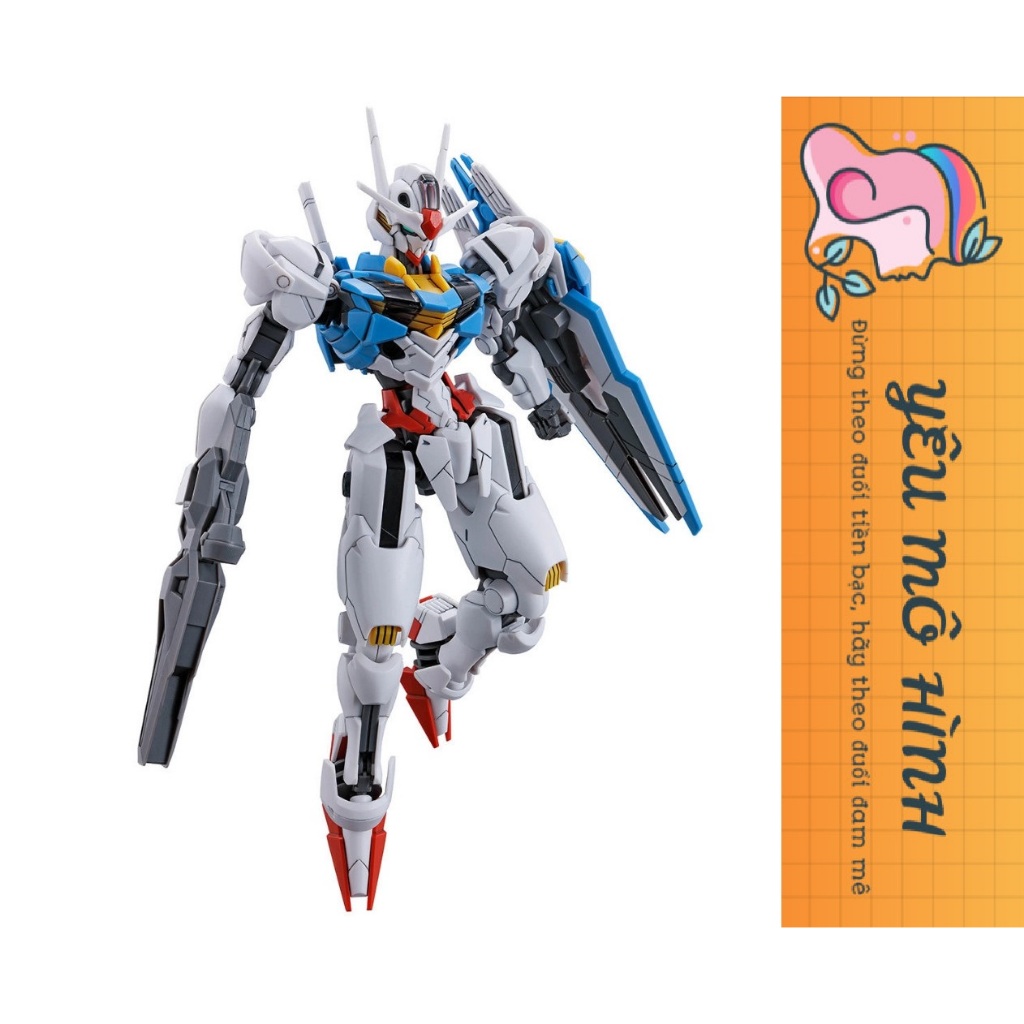 Gundam HG Fighter Aerial + Flight Unit Tặng kèm base trưng bày