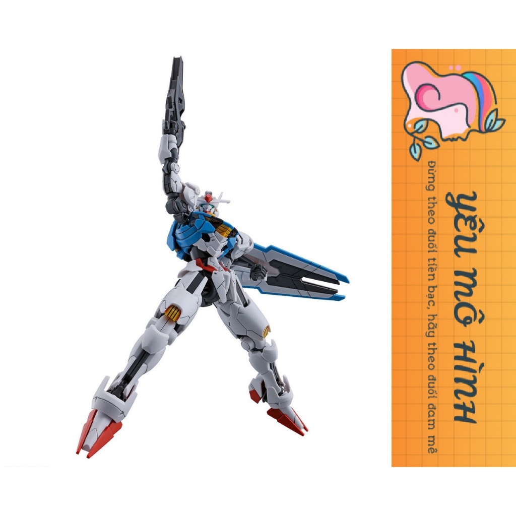 Gundam HG Fighter Aerial + Flight Unit Tặng kèm base trưng bày