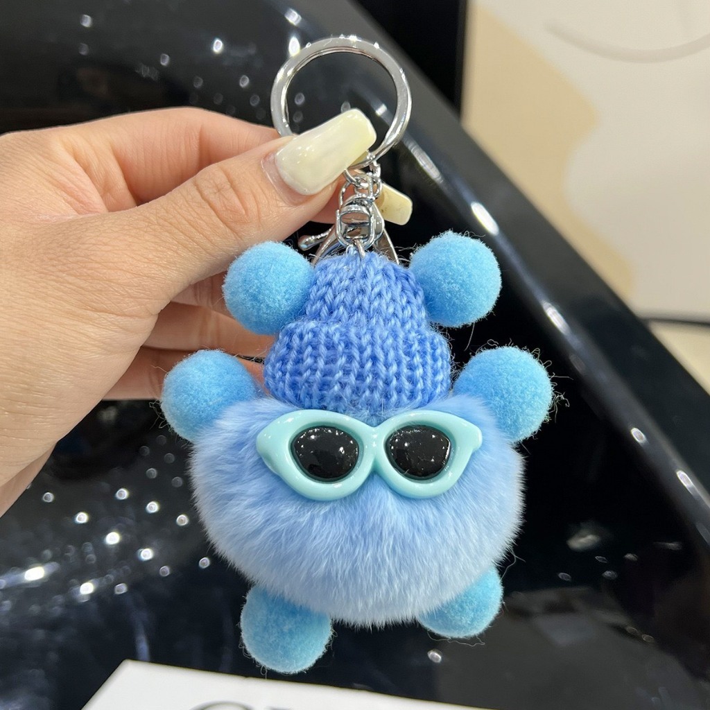 Móc Khóa Banh Xù Mini Cute Nhiều Mẫu Mã Lựa Chọn