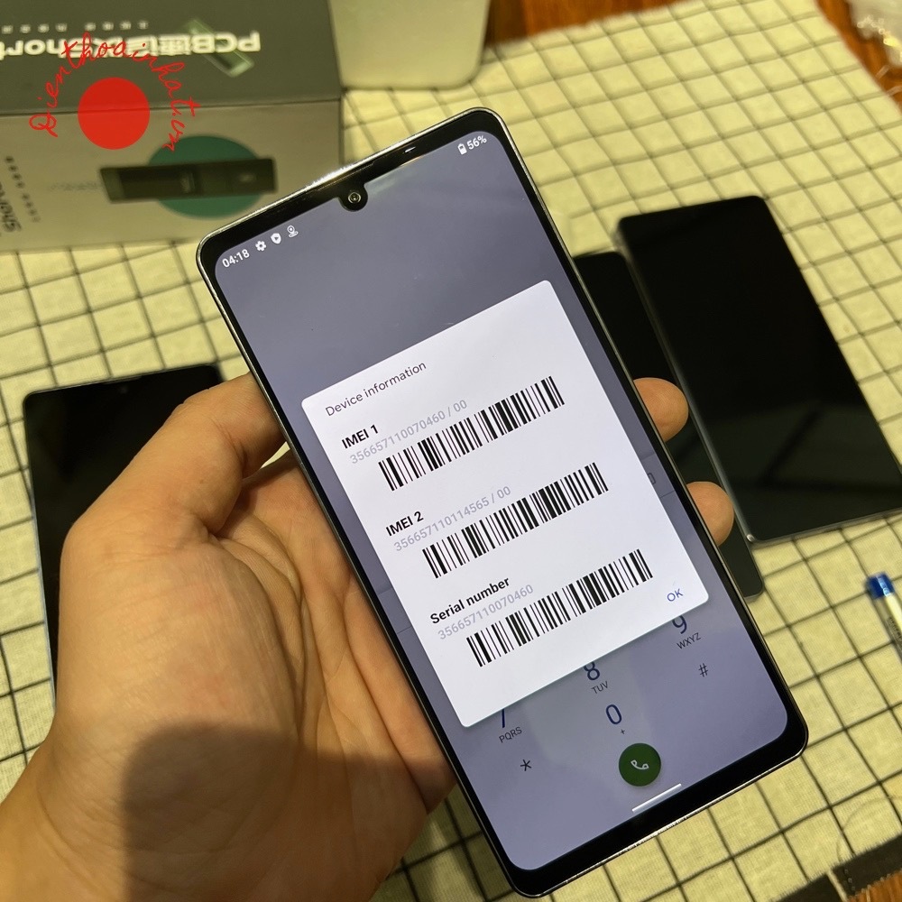 Điện thoại SHARP AQUOS ZERO6 2sim/s750/8gb/128gb/4000mah