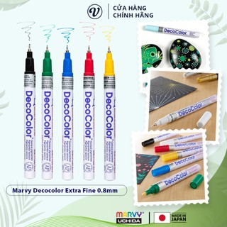 Bút sơn vẽ đa chất liệu Marvy DecoColor Paint - Ngòi