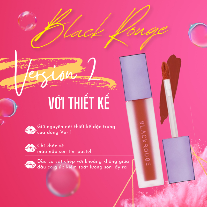 Son kem lì B.LACK R.OUGE Air Fit Velvet Tint Ver 2  - Alita.net