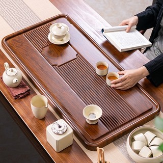 Khay trà gỗ hương đá nguyên khối 60/70/80 cm