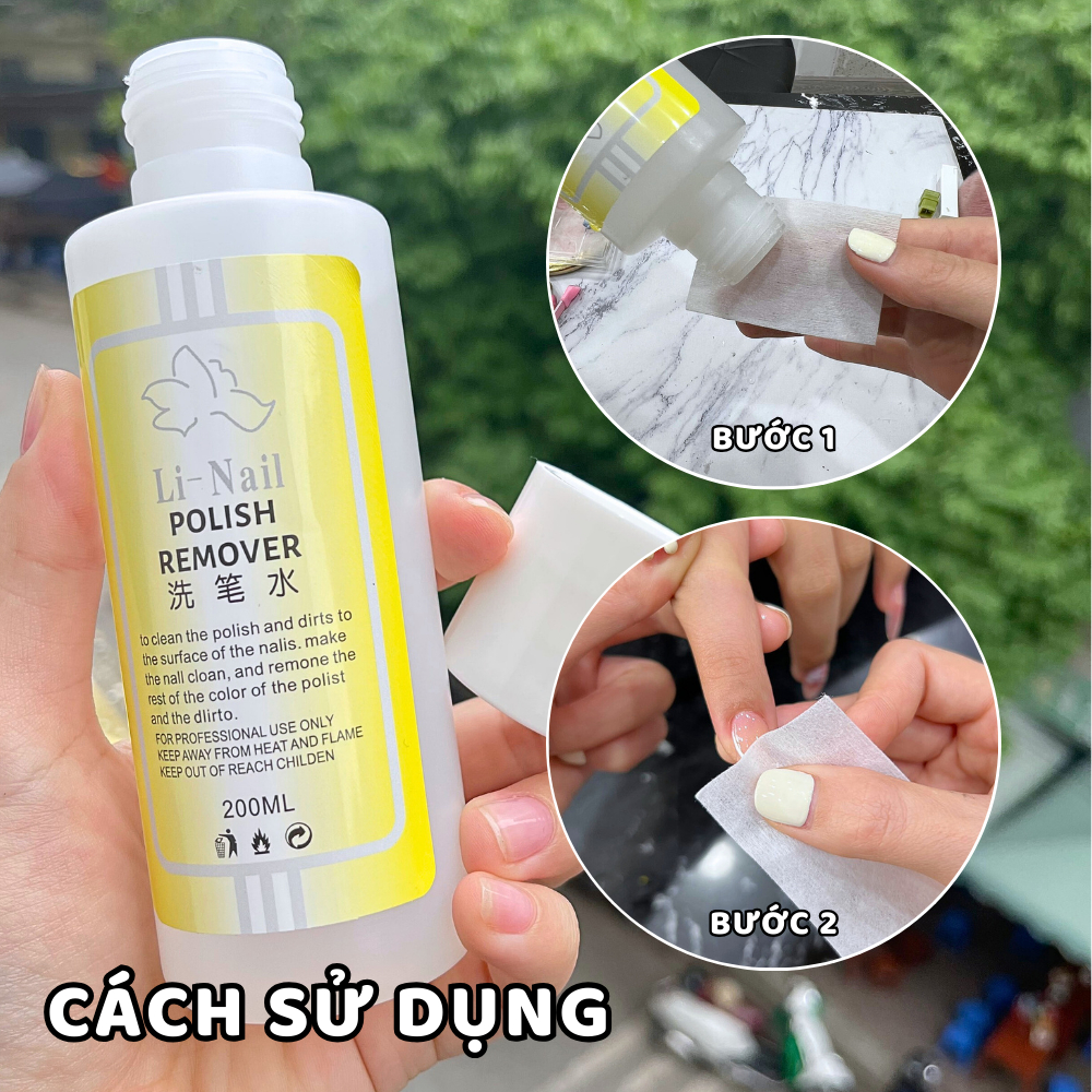 Nước lau gel LI NAIL 200ml