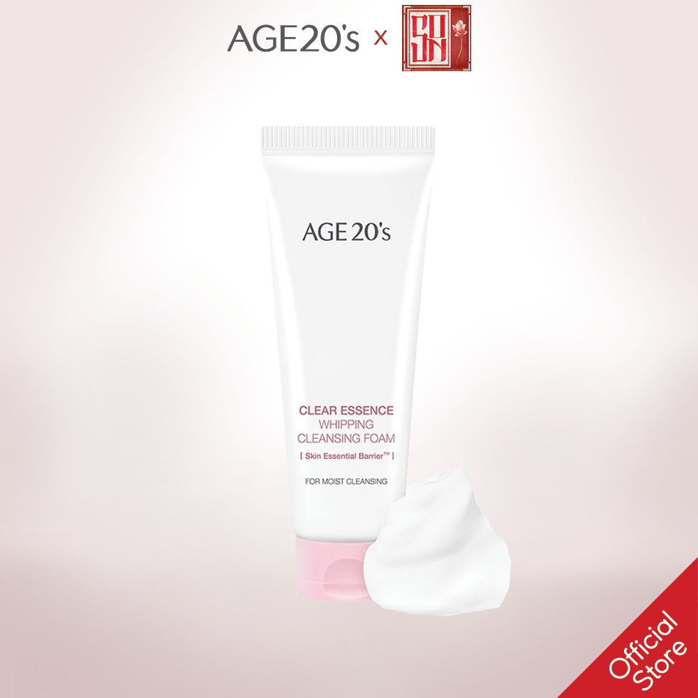 Sữa rửa mặt AGE 20’s Clear Essence Whipping Cleansing Foam 80ml