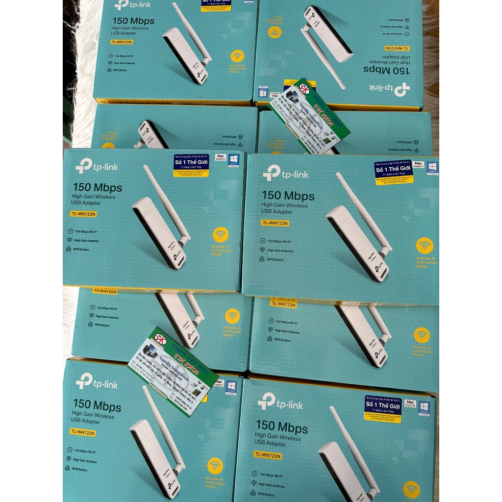 Hỏa tốc - USB Thu sóng wifi TP-Link WN722N V3/V4