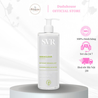 Nước tẩy trang svr sebiaclear eau micellaire làm sạch và loại bỏ dầu cho da mụn 400ml duduhouse