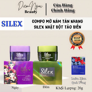 Kem silex tím và bột tảo biển nhật bản 20g