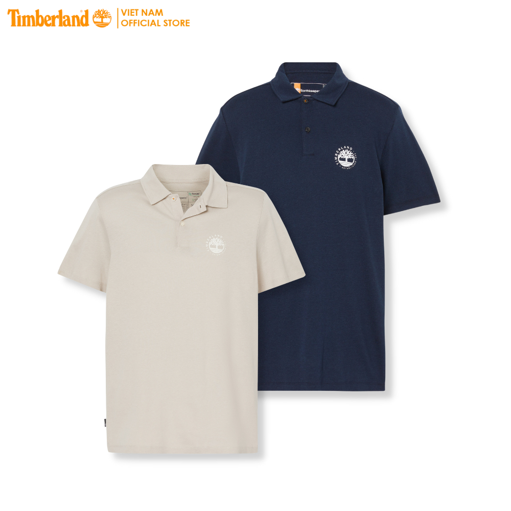 [Original] Timberland Áo Polo Nam Short Sleeve Refibra™ Logo Polo Shirt Regular TB0A2DDR