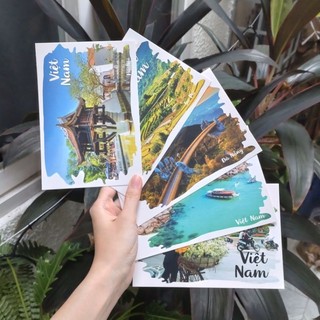 [Update mẫu T8/24] Postcard (12x17.5) - Bưu thiếp hình địa danh Việt Nam