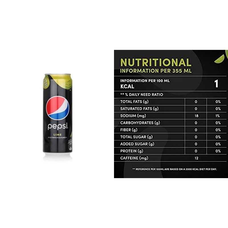 Thùng nước ngọt Pepsi không calo 24 lon 320ml