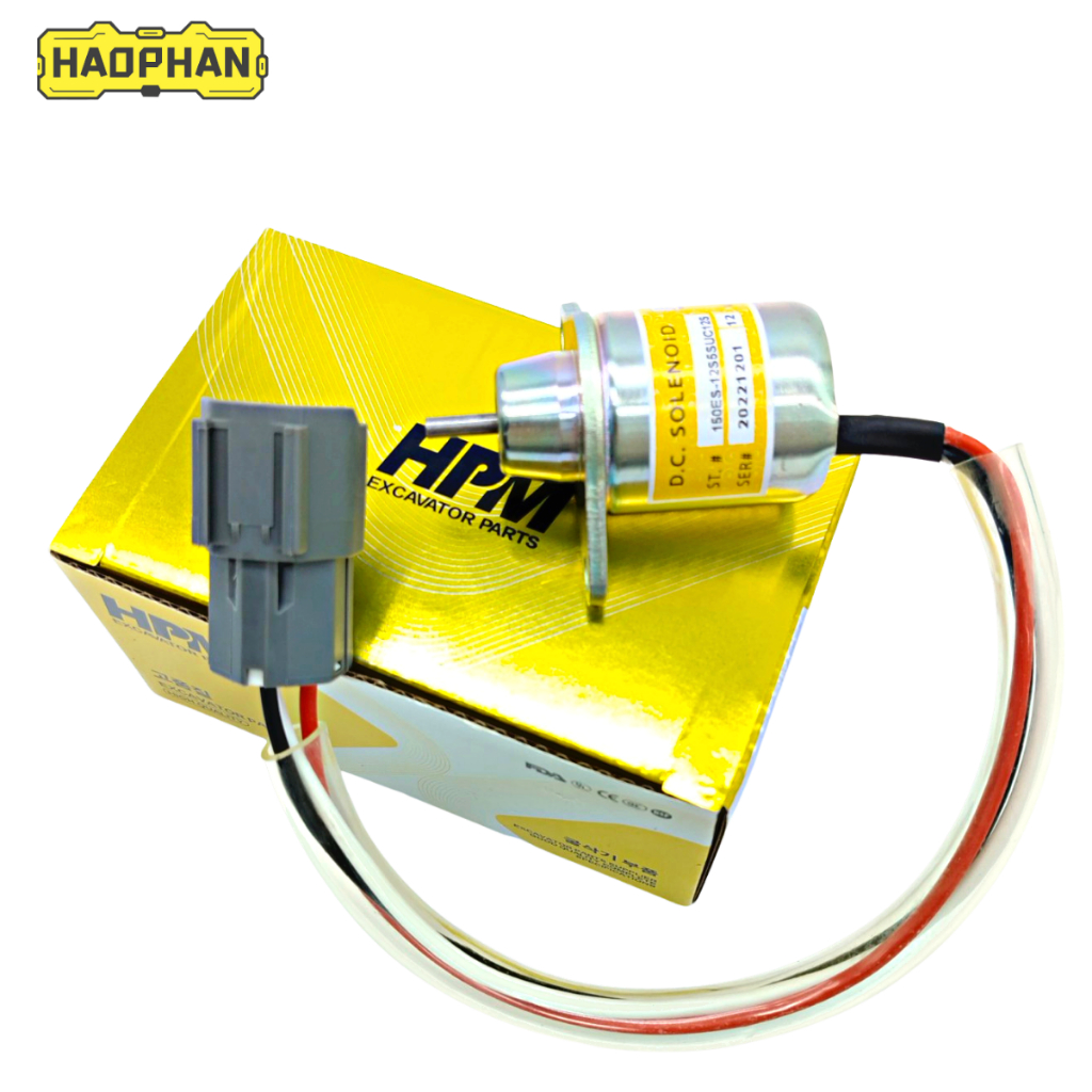 Rơ le, rơ le tắt máy, solenoid ngắt điện từ, rơ le tắt máy nhiên liệu cao cấp R55/PC40/50 1503ES-12S5SUC12S HPM 12V/24V