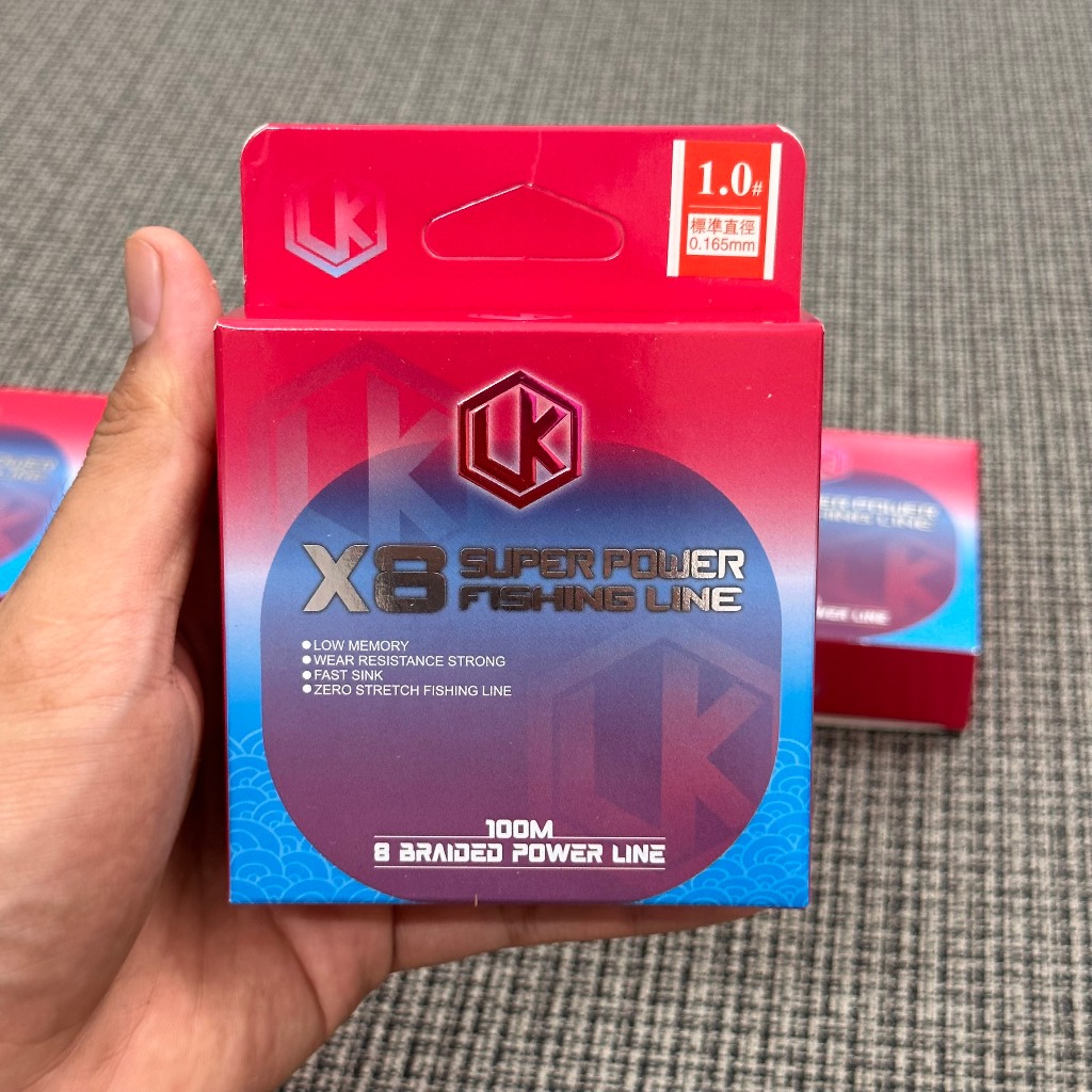 MỞ BÁN DÂY DÙ CHUYÊN CÂU LURE LK HOA- DÀI 100M FULL SIZE 0,6-3,0