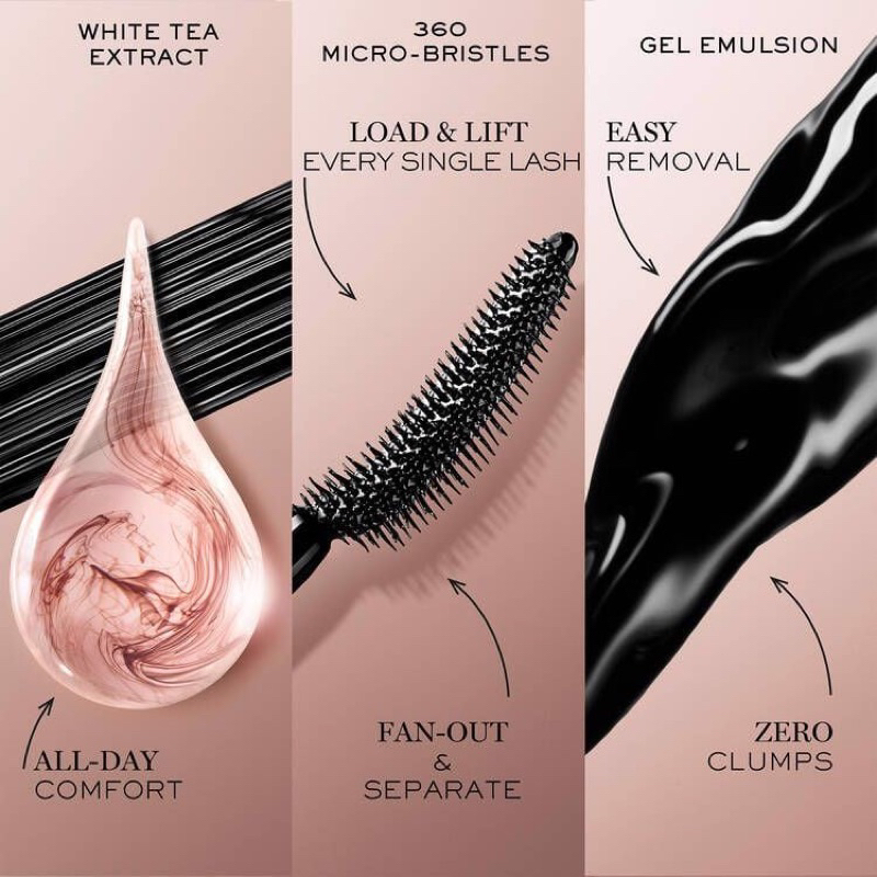 Mascara Lan.come Lash Idôle Lash Lifting Volumizing 01 Glossy Black