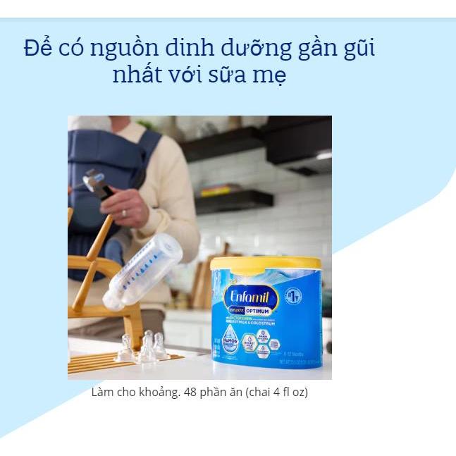 Sữa Enfamil Enspire xanh Mỹ hộp giấy hàng xách tay , 850g
