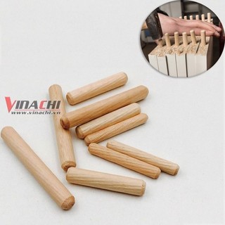 Cái chốt gỗ tròn ghép mộng - gỗ tần bì trắng