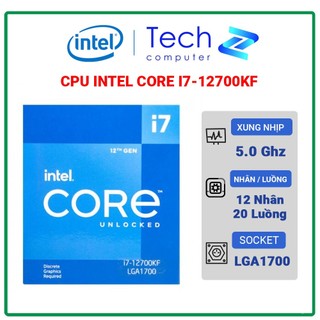 Cpu intel core i7 12700kf box new bảo hành 3 năm