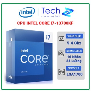 Cpu intel core i7 13700kf box new bảo hành 3 năm