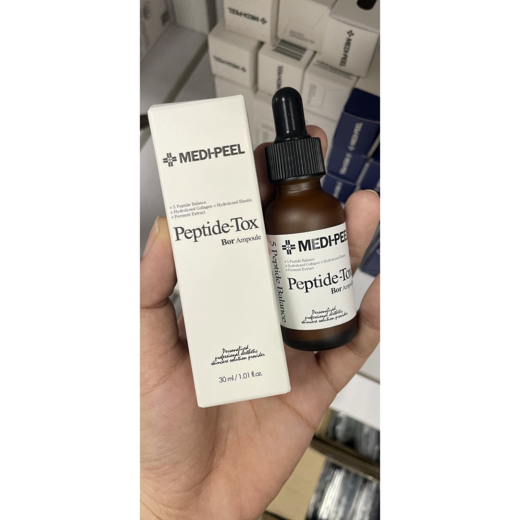 Tinh chất chống lão hóa căng bóng da Medi Peel Bortox Peptide Ampoule Mẫu Mới 30ml