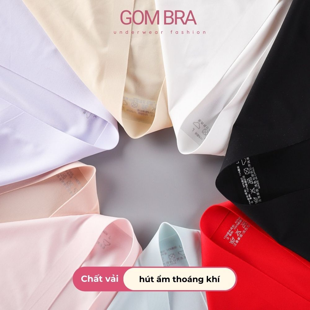 Quần lót nữ thun lạnh GOM BRA cao cấp, quần lót nữ cạp cao gợi cảm không viền -SA-1522