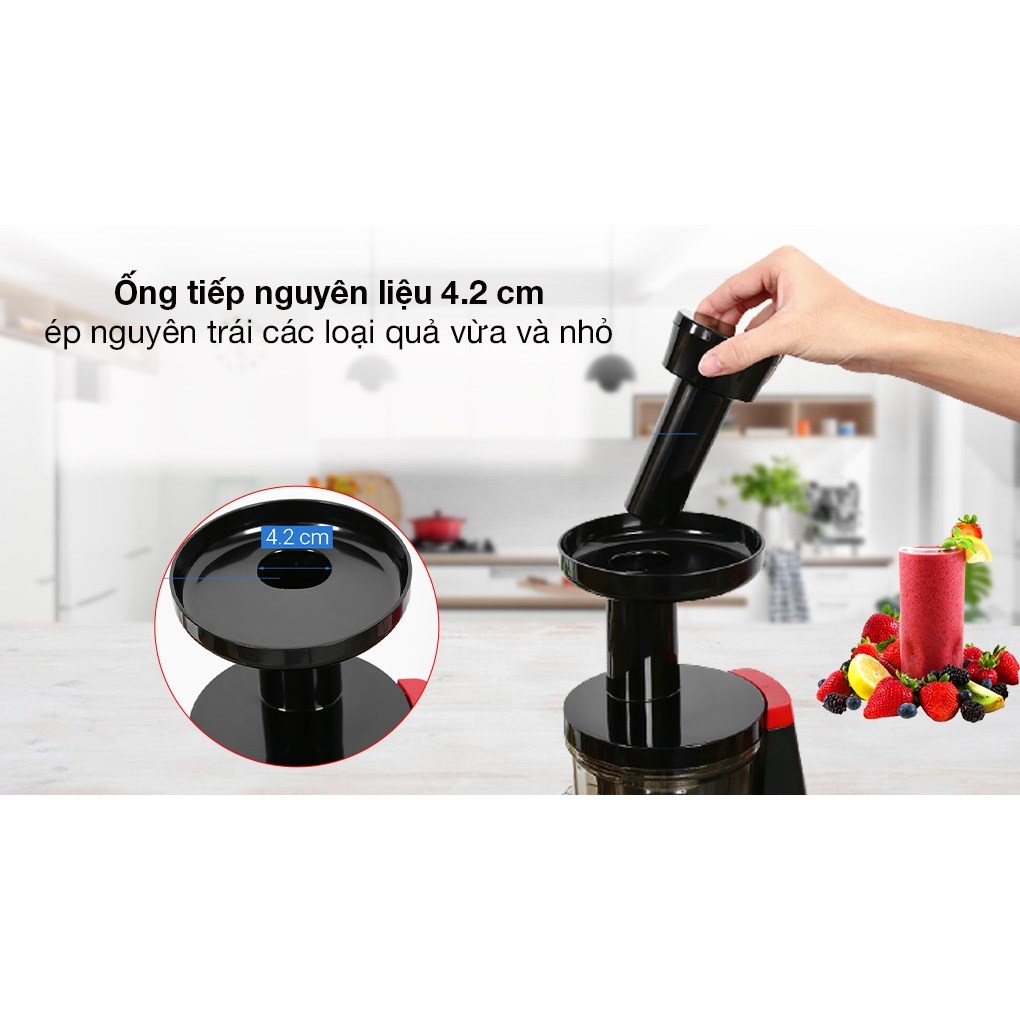 Máy ép trái cây tốc độ chậm Tefal ZC150838 - Hàng chính hãng, bảo hành 24 tháng