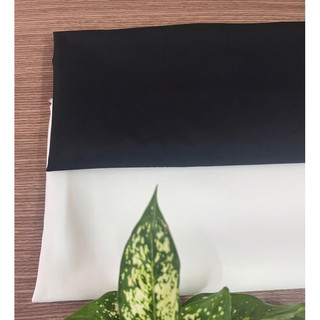 Lụa 100d trắng - đen