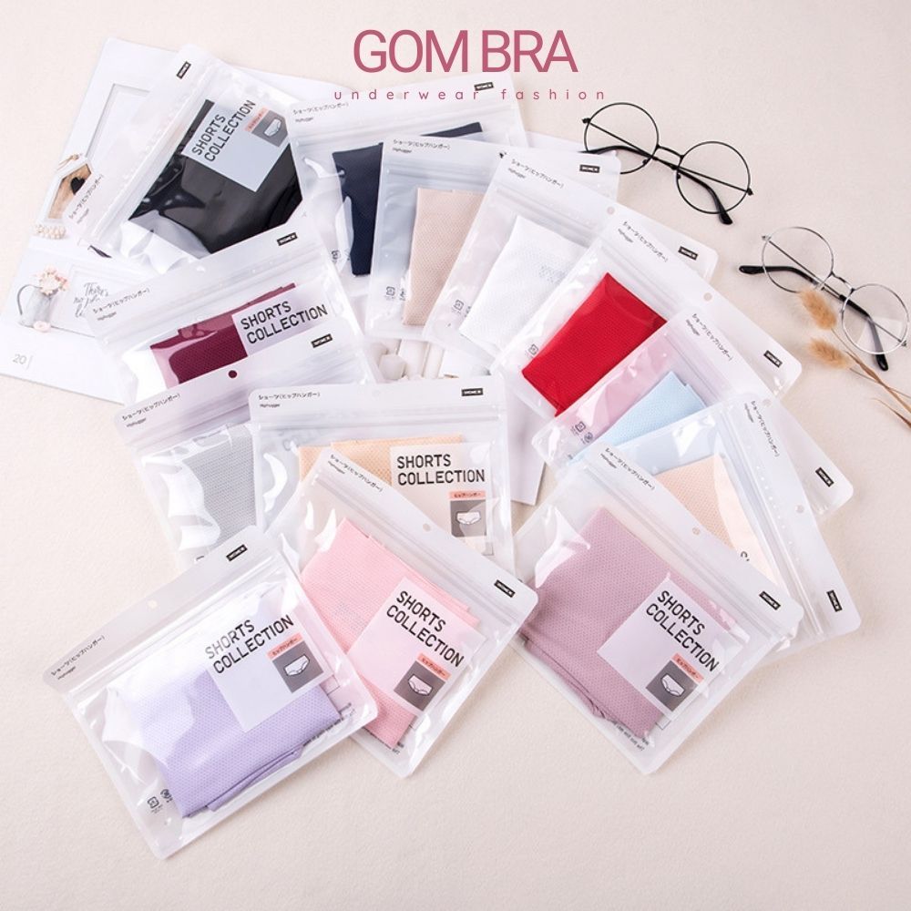 Quần lót nữ thun lạnh GOM BRA cao cấp, quần lót nữ cạp cao gợi cảm không viền -SA-1522