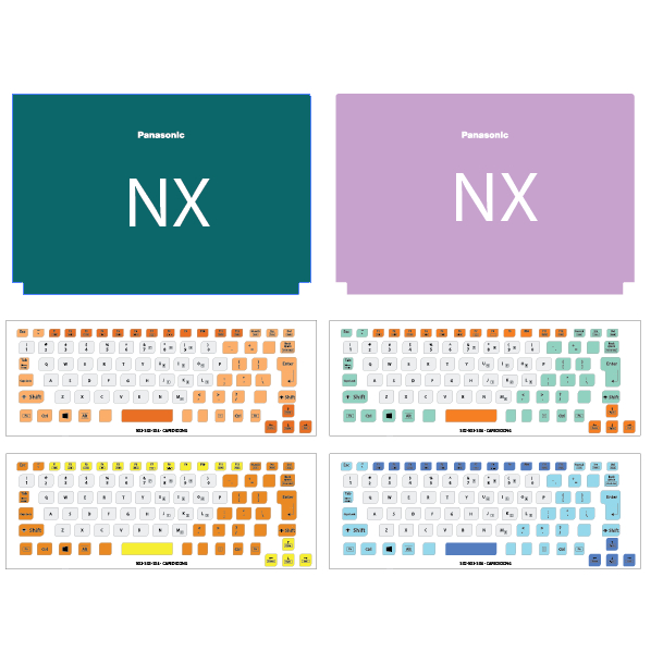 DECAL DÀNH CHO PANASONIC CF-NX1/NX2/NX3/NX4