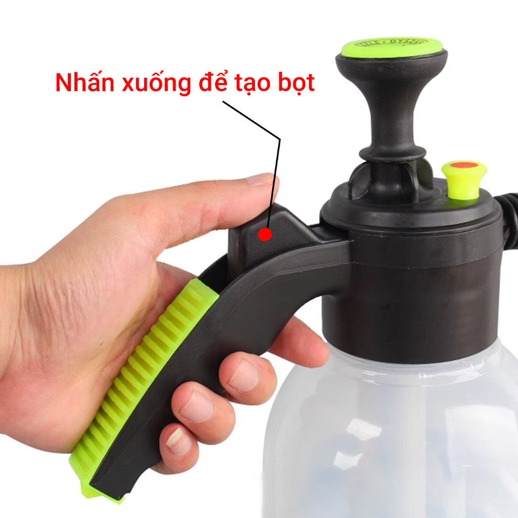 Bình phun tạo bọt cầm tay So Easy dung tích 2L RX57 vệ sinh xe hơi xe ô tô xe máy dùng tưới cây nén hơi bằng tay