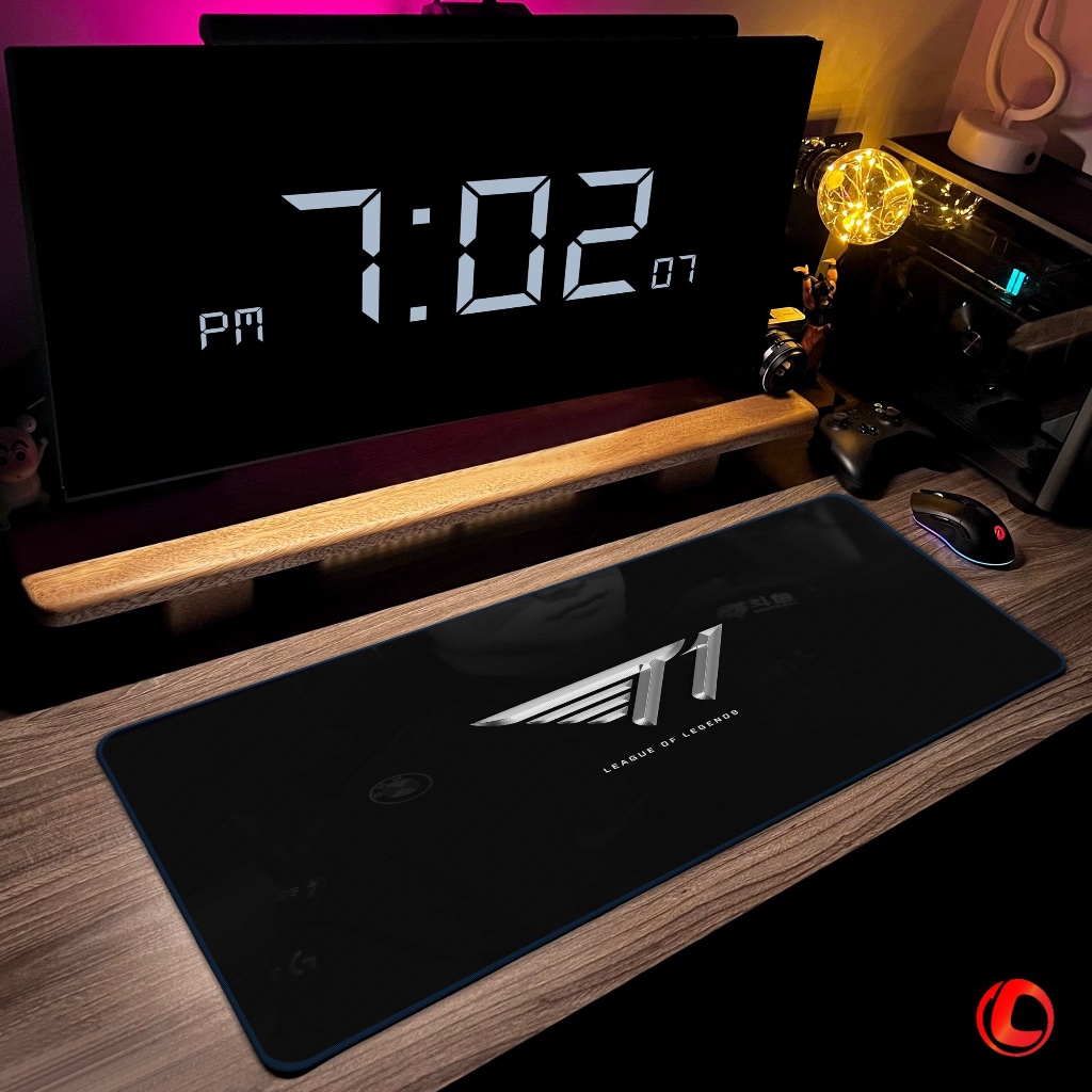 Miếng Lót Chuột, Pad Chuột Cỡ Lớn, Bàn Di Chuột Chơi Game, Lót Chuột T1 | Faker 01 | Chất liệu chống trơn trượt | DLC