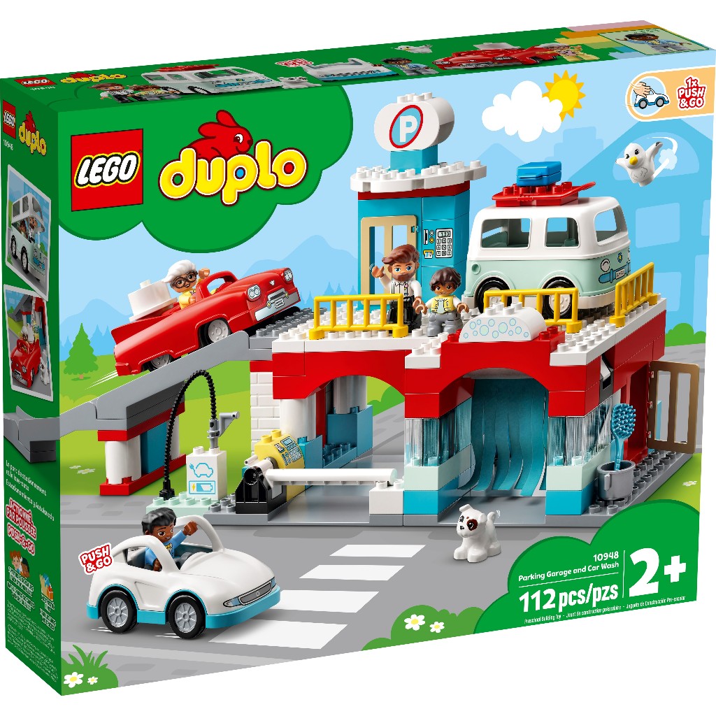 [Hộp xấu] Lego Duplo 10948 - Trạm garage rửa xe ôtô