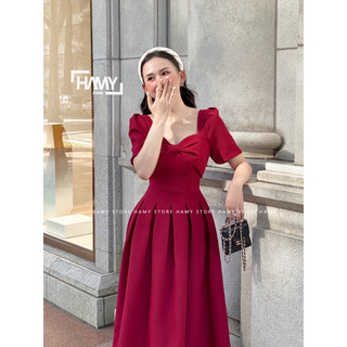 Đầm Xoắn Trước Có Tay