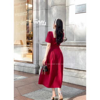 Đầm Xoắn Trước Có Tay