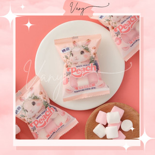 Kẹo Dẻo Xốp Marshmallow Thỏ Trắng White Peach Gói Mini