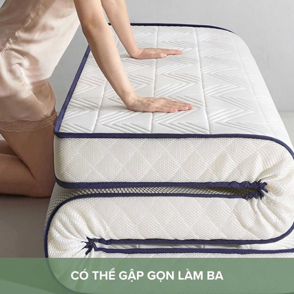 Nệm Cao Su Non Tự Nhiên Massage 4 Mùa Giúp Giấc Ngủ Của Bạn VÀ Già Đình Tốt Hơn