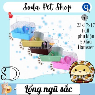 Lồng Ngũ Sắc Cho Hamster