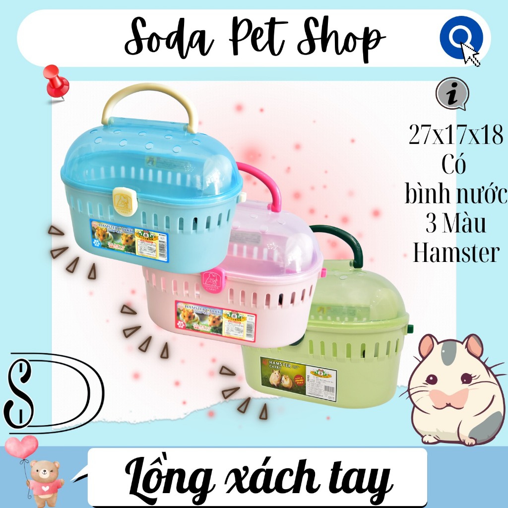 Lồng Xách Tay Cho Hamster