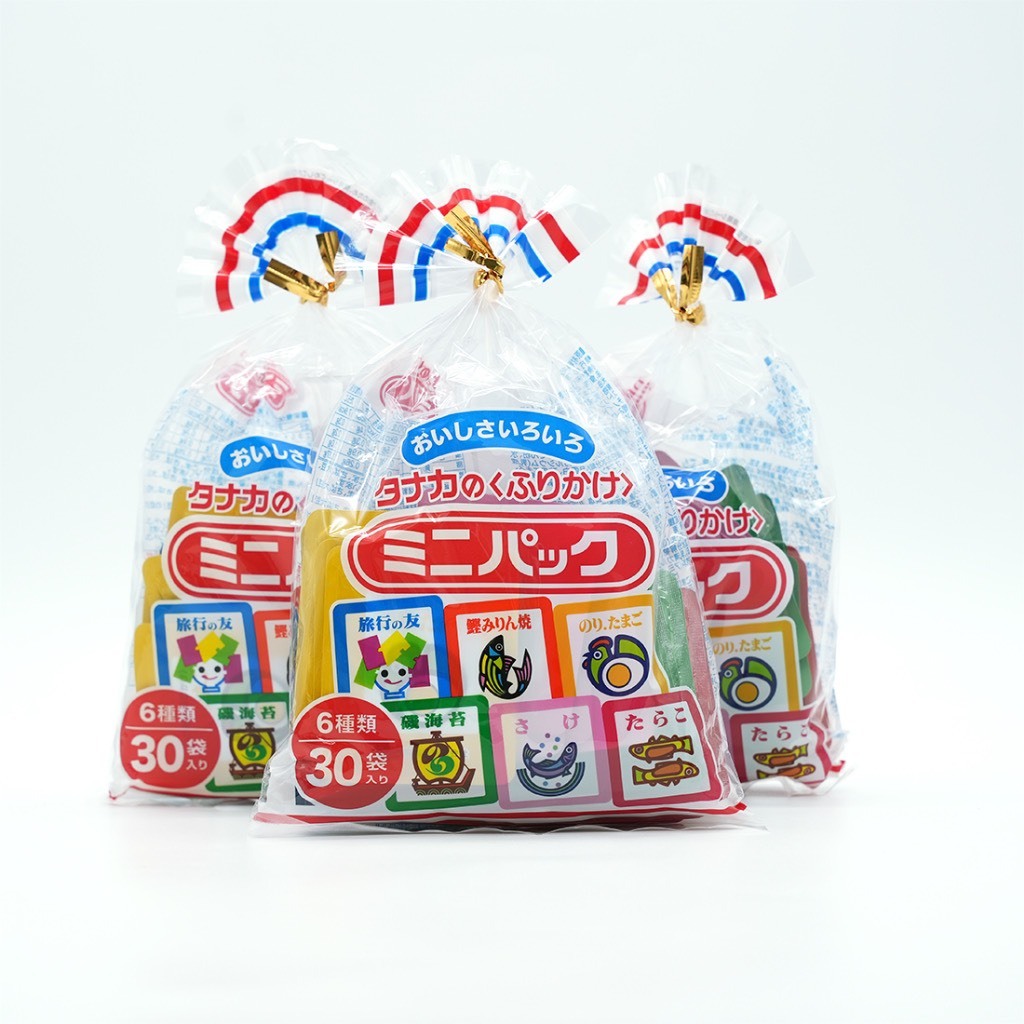 Gia Vị Rắc Cơm TANAKA FOOD 6 VỊ 30 GÓI 75G NHẬT BẢN