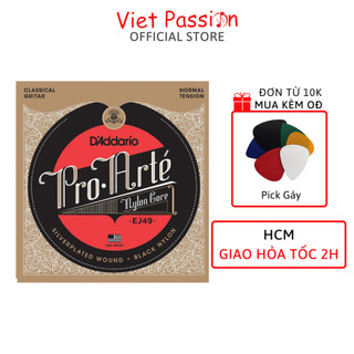 Dây đàn guitar classic D'Addario EJ49 dây đàn guitar cổ điển nylon chất lượng Viet Passion HCM
