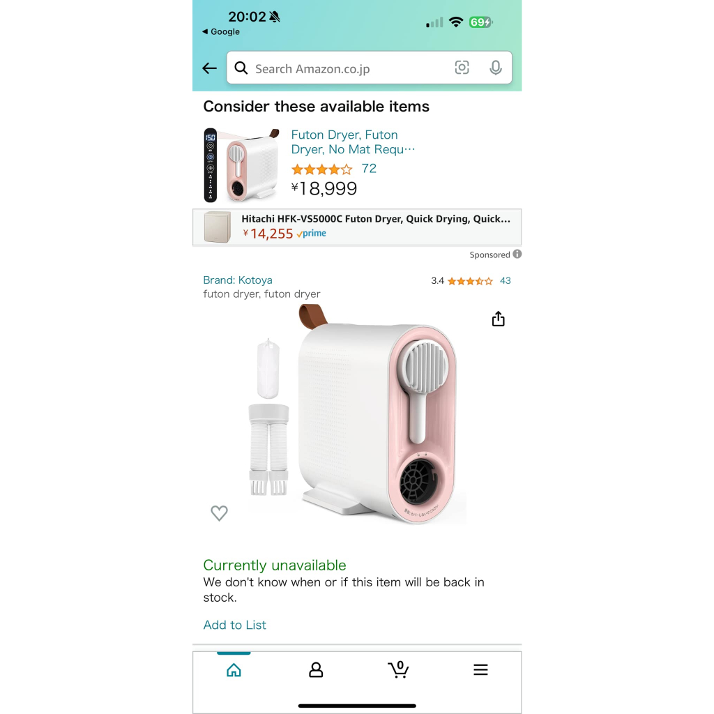 Máy sưởi gốm 5 chế độ hãng Kireehom