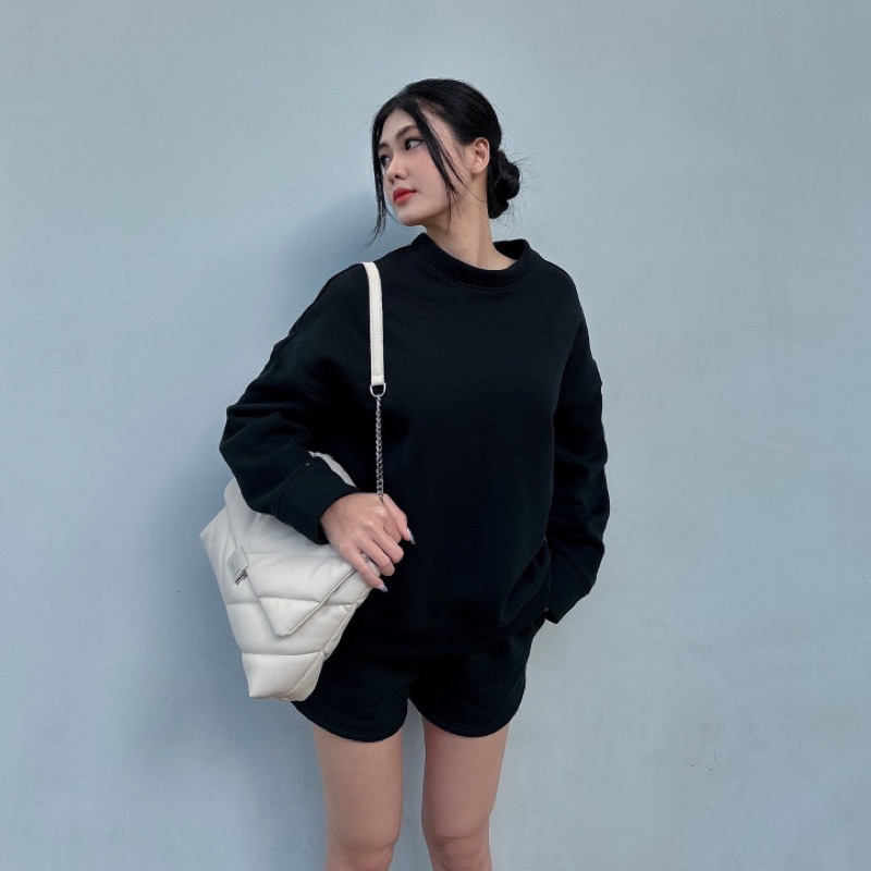 Áo  Quần Lửng Nỉ Bông By Xumin M9