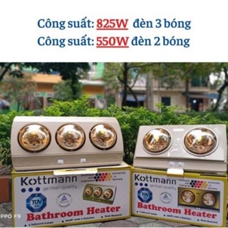 Đèn sưởi nhà tắm 2,3 Bóng kottman chất lượng cao