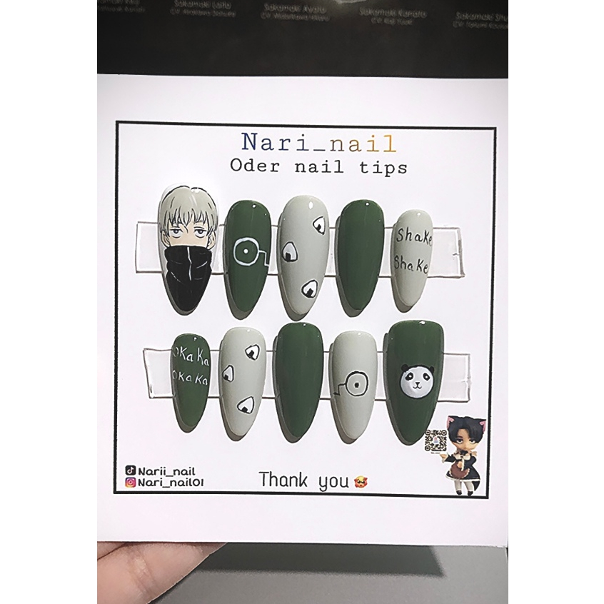 Nail box thiết kế nhân vật Toge inumaki