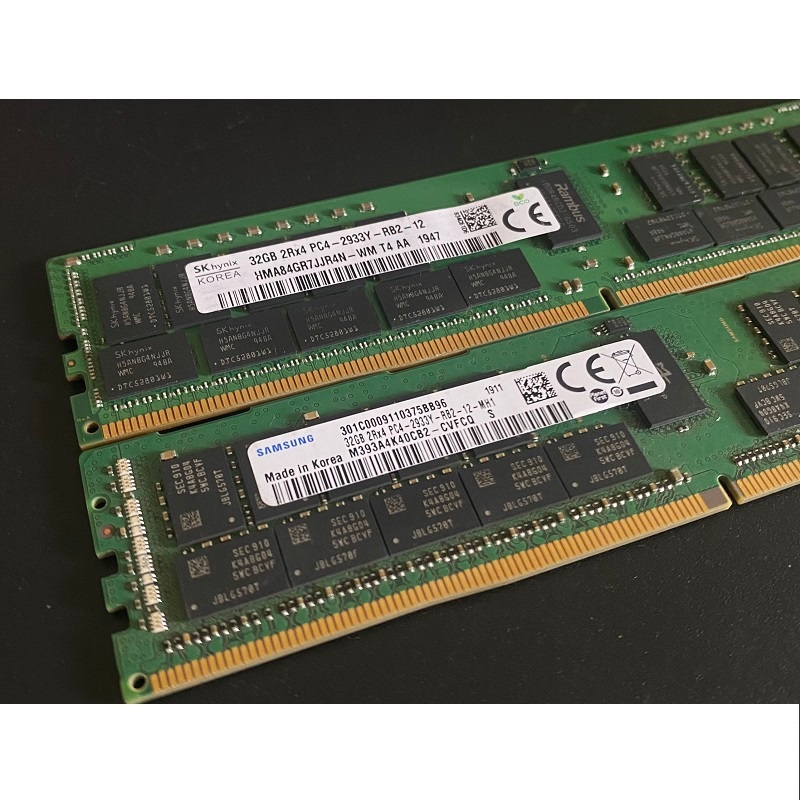 Ram server ECC REG DDR4 32GB, 64GB BUS 2400, 2666, 2933,... Ram zin tháo máy chủ, BH 12 tháng
