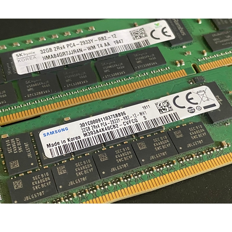 Ram server ECC REG DDR4 32GB, 64GB BUS 2400, 2666, 2933,... Ram zin tháo máy chủ, BH 12 tháng