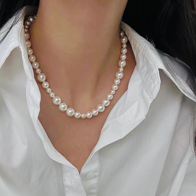 Vòng cổ ngọc trai nhân tạo NT40