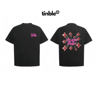 Áo thun tinble - sunday - t- shirt - form oversize