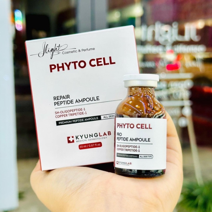 Tế bào gốc ,Phyto Cell Ampoule Kyung Lab ,tế bào gốc tái tạo da giúp cải thiện nếp nhăn, phục hồi trẻ hóa da